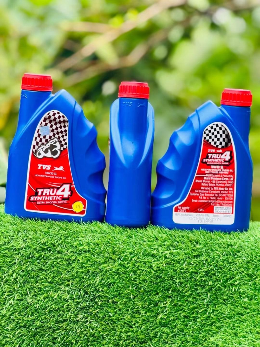 TVS Tru4 10W30 Full Synthetic Engine Oil 1200ml