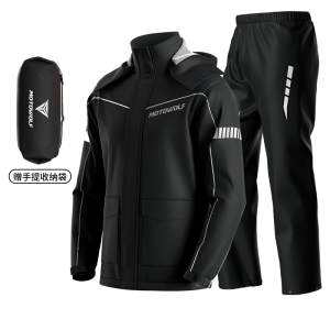 Motowolf MDL0403 raincoat 2024 front view